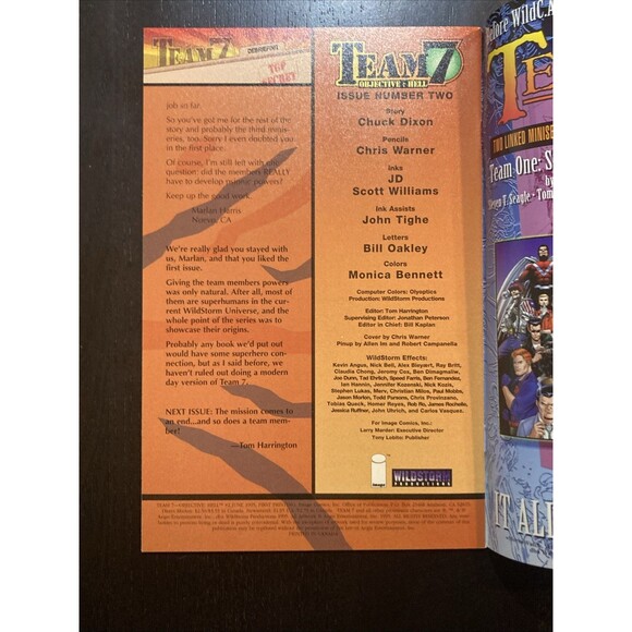 Team 7 Objective: Hell First Printing Complete Series (1995 Image Comics) - Picture 13 of 16